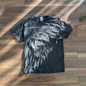 Vintage Rage Against the Machine Coachella Black Graphic T-Shirt